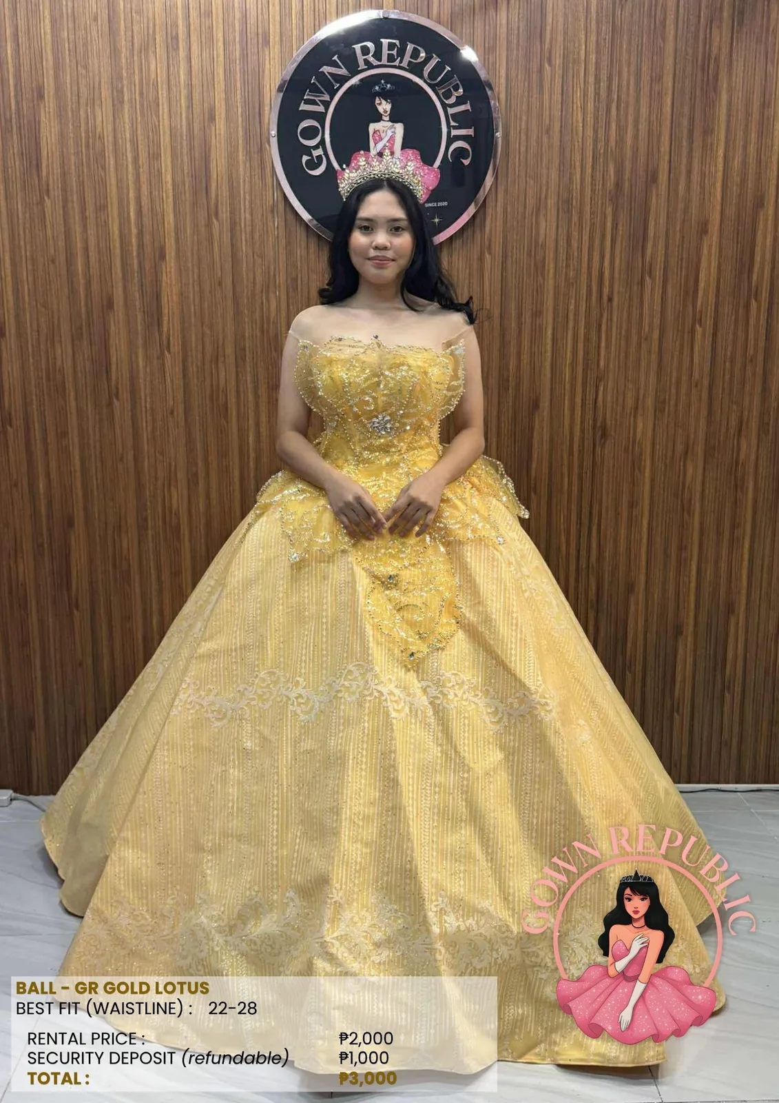 Ball Gowns: Yellow / Gold 317